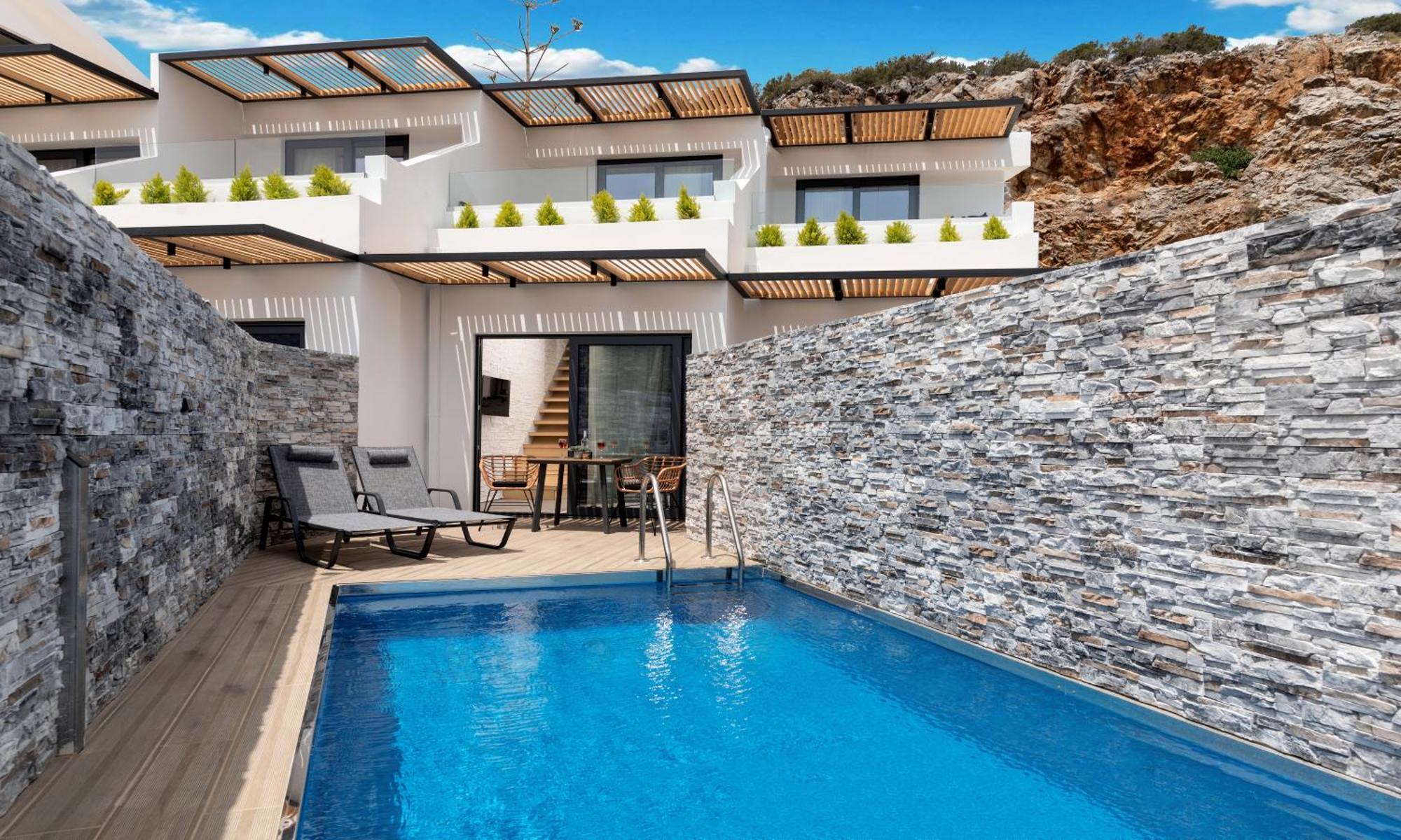 Aelia Suites Istro Exterior foto