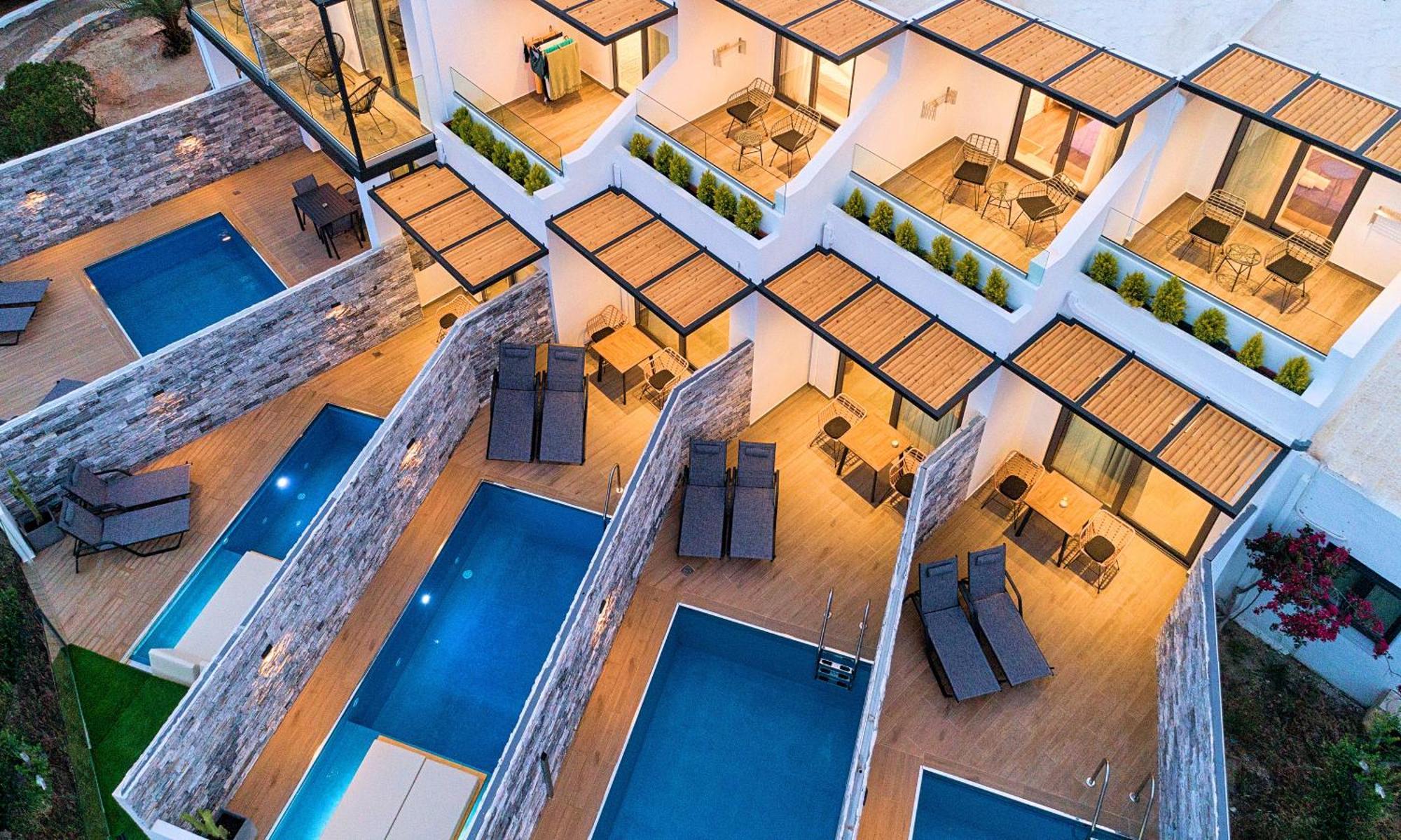 Aelia Suites Istro Exterior foto