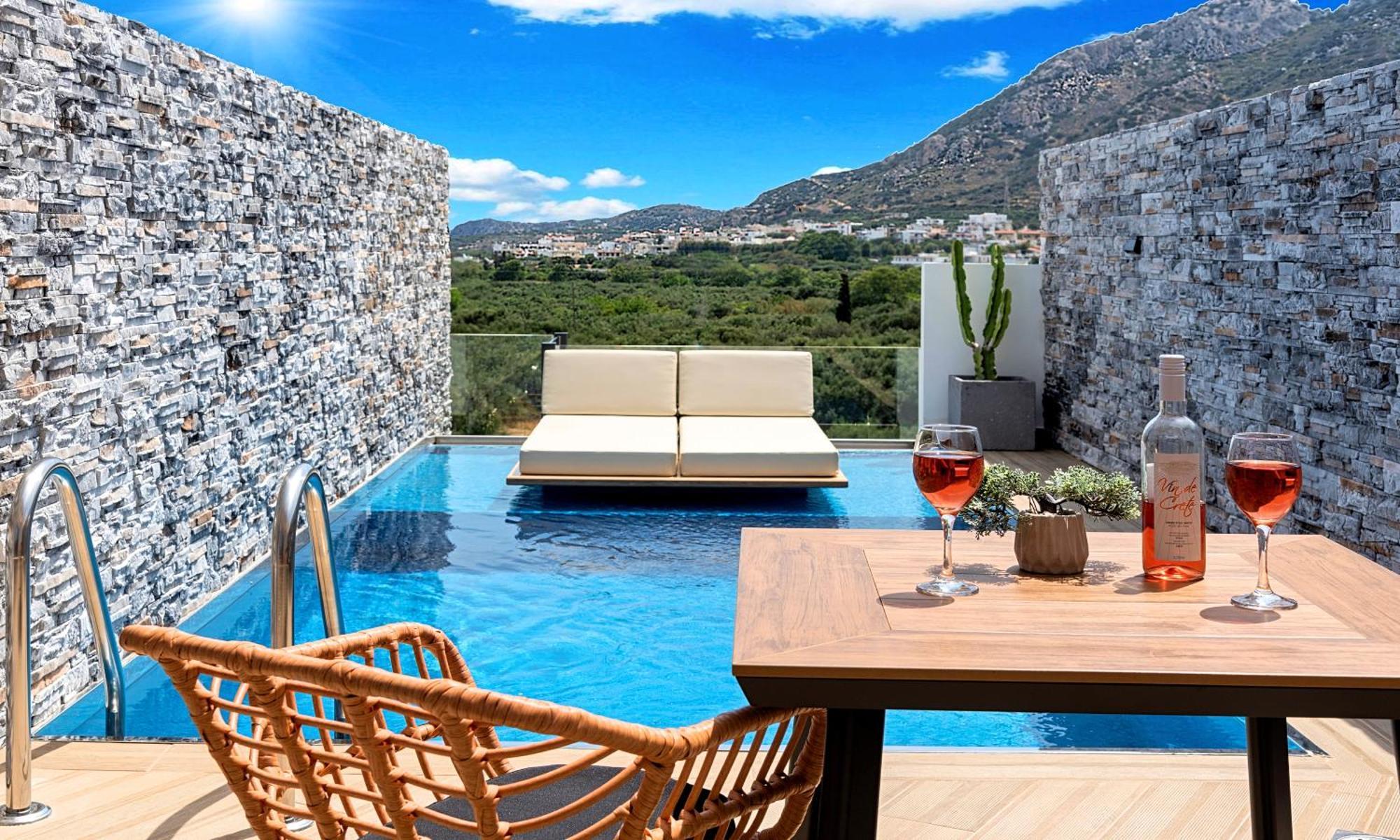 Aelia Suites Istro Exterior foto