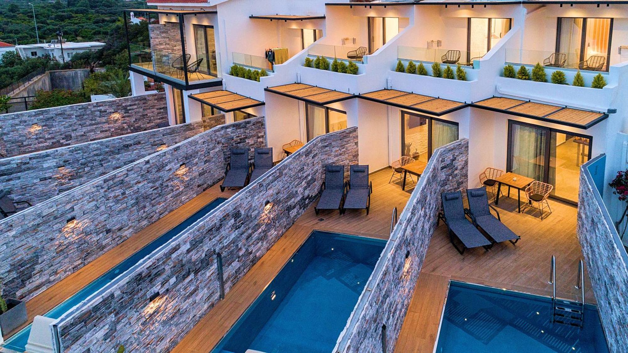 Aelia Suites Istro Exterior foto