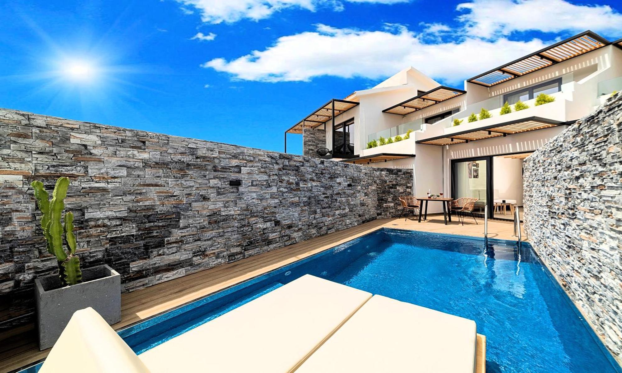 Aelia Suites Istro Exterior foto