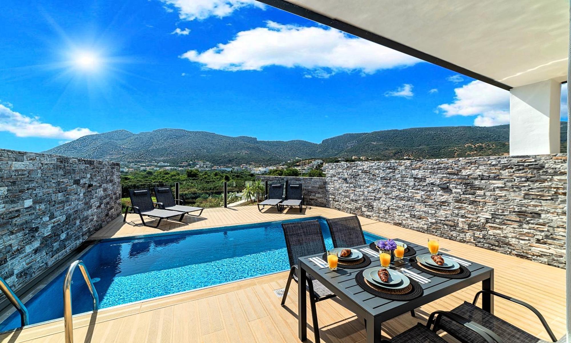 Aelia Suites Istro Exterior foto